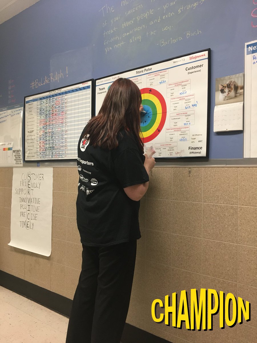 StJoe9321's tweet photo. My CSA Amanda B. helped lead a Pulse meeting for us yesterday! She just became a Measure Owner a couple months ago. So proud of her and my team for consistently growing and raising that bar!! #LoveMyTeam #BeTheRedRanger #Frontier @A15_Walgreens @Walgreens https://t.co/MNtvbD3sc5