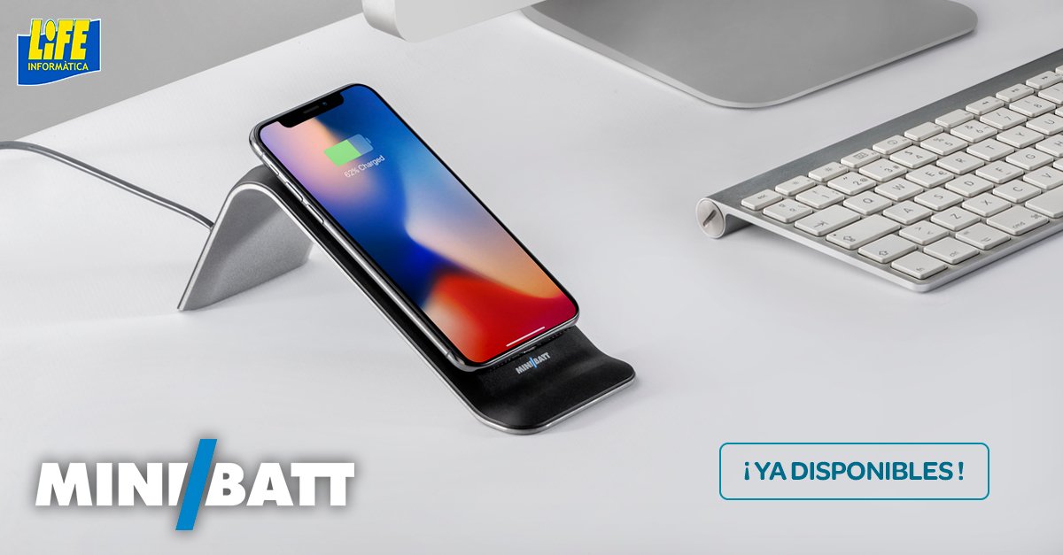 lifeinformatica's tweet photo. ¡ Olvídate de los cables ! ⚡️Pásate a la carga inalámbrica ⚡️con la gama más extensa del mercado ya disponible en nuestras tiendas y en la web.
>https://t.co/nApibJblz1
#Minibatt #cargainalámbrica #cargador #basedecarga https://t.co/nsr9Wl2pQs