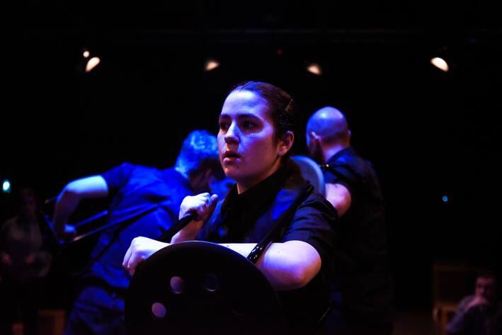 ClaraBloomfield's tweet image. **THE RIOTS**

'A thought-provoking and admirably even-handed play.' –The Telegraph

After an intensive 3wk it’s finally show time! I’m so proud of this piece of work! 

Tix ctzn.tk/glow_riots

#PoliticalTheatre #TheatreForSocialChange #ArtsEd #Performance #VerbatimTheatre