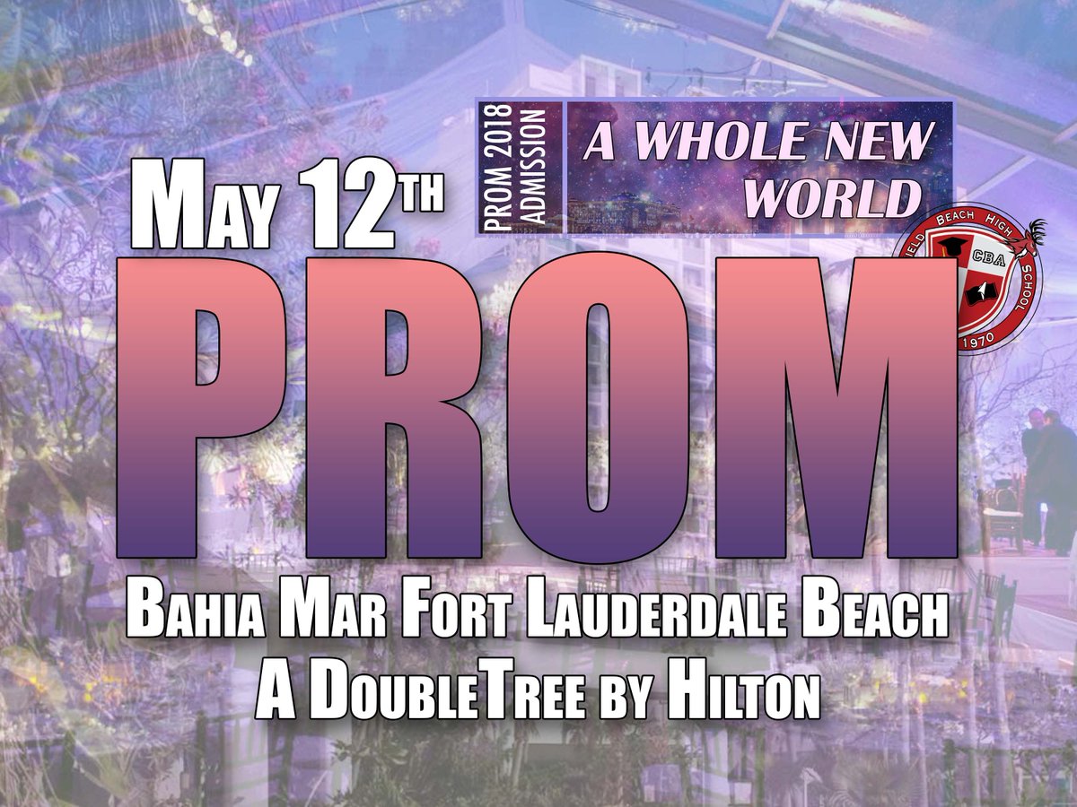 DBHSpathfinder's tweet image. This Saturday #Prom will be taking place at @BahiaMarFTL  so #Seniors make sure you attend school Friday to pick up your package deerfieldbeachhigh.net/2018/05/09/the…