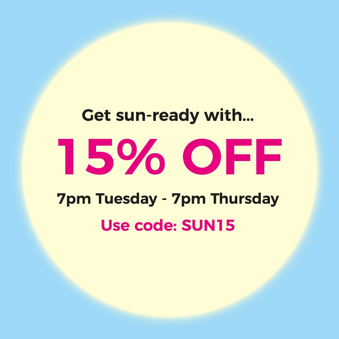 FragranceShopUK's tweet photo. Summer is calling our name 🌞 ! Looking to buy your Summer scent of 2018? Shop before 7pm Thursday and get 15% off with code: SUN15. 
https://t.co/ZR9WmDTIA4 https://t.co/hrgBz1exdM