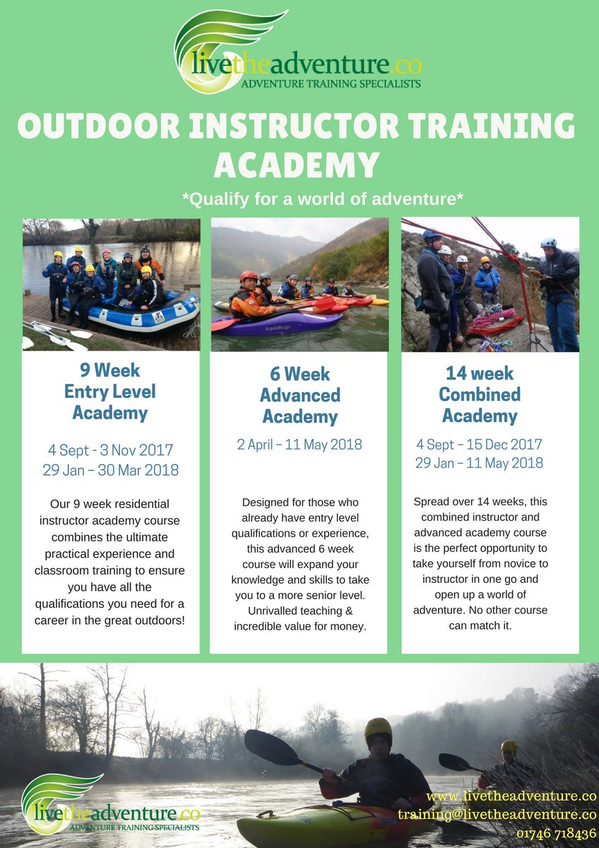 NEW OUTDOOR ACADEMY. Find out more here....outdoorinstructoracademy.com