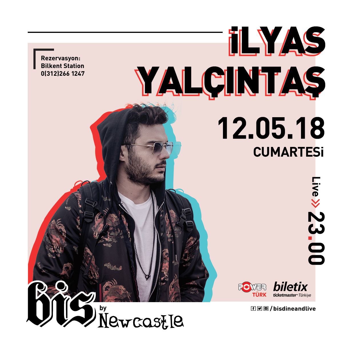 bisbynewcastle's tweet photo. İLYAS YALÇINTAŞ 12 Mayıs Cumartesi akşamı #BisbyNewcastle sahnesinde!
#BisbyNewcastle #Eğlence #İlyasYalçıntaş #ankara #ankaraetkinlik #Party #music #sahne #müzik #bilkentstation #stage #bilkent https://t.co/ZhzM9SPW0F