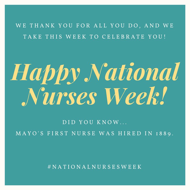 thedahlc's tweet photo. Make sure to thank a nurse this week! We wouldn't be well without them! #nationalnursesweek #wellbeing #dahlc https://t.co/kWgBLsvXw8