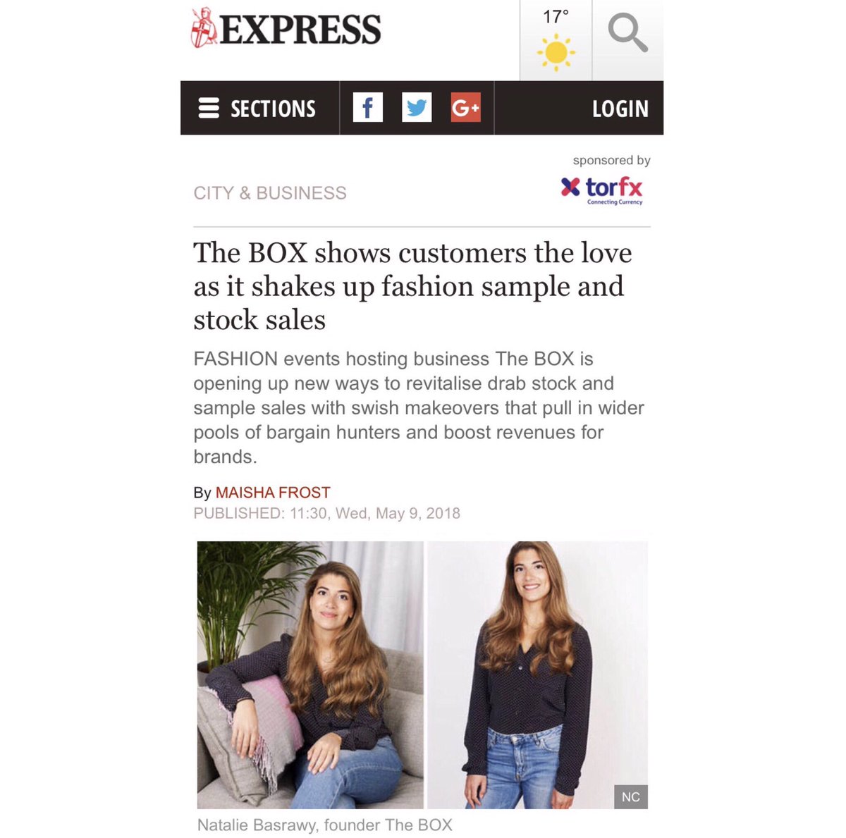 A big thank you to Maisha Frost for her article about The BOX and our founder Natalie in the <a href="/dailyexpressuk/">Daily Express UK</a>. #theboxhackney
Check it out: express.co.uk/finance/city/9…