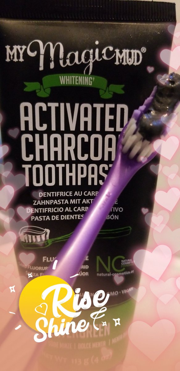 ThreadedNeedles's tweet photo. #MyMagicMud #whitening #ActivatedCharcoalToothpaste is bomb as fuck. My teeth feel so smooth and clean, have been looking whiter, and my breath is fresh without leaving a bad aftertaste from the paste.
#FlourideFree #NoSLS #NoGlycerin #NoGluten #GlutenFree #Vegan #wintergreen https://t.co/c59cx4Ydhi