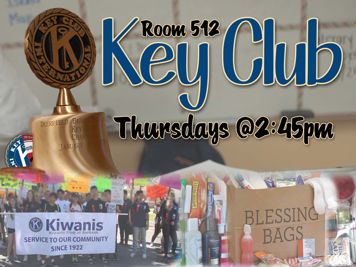 DBHSpathfinder's tweet image. #Students be sure to stop by room 512 tomorrow after school as the #DBHS #Key Club will be meeting to promote teamwork and leadership skills