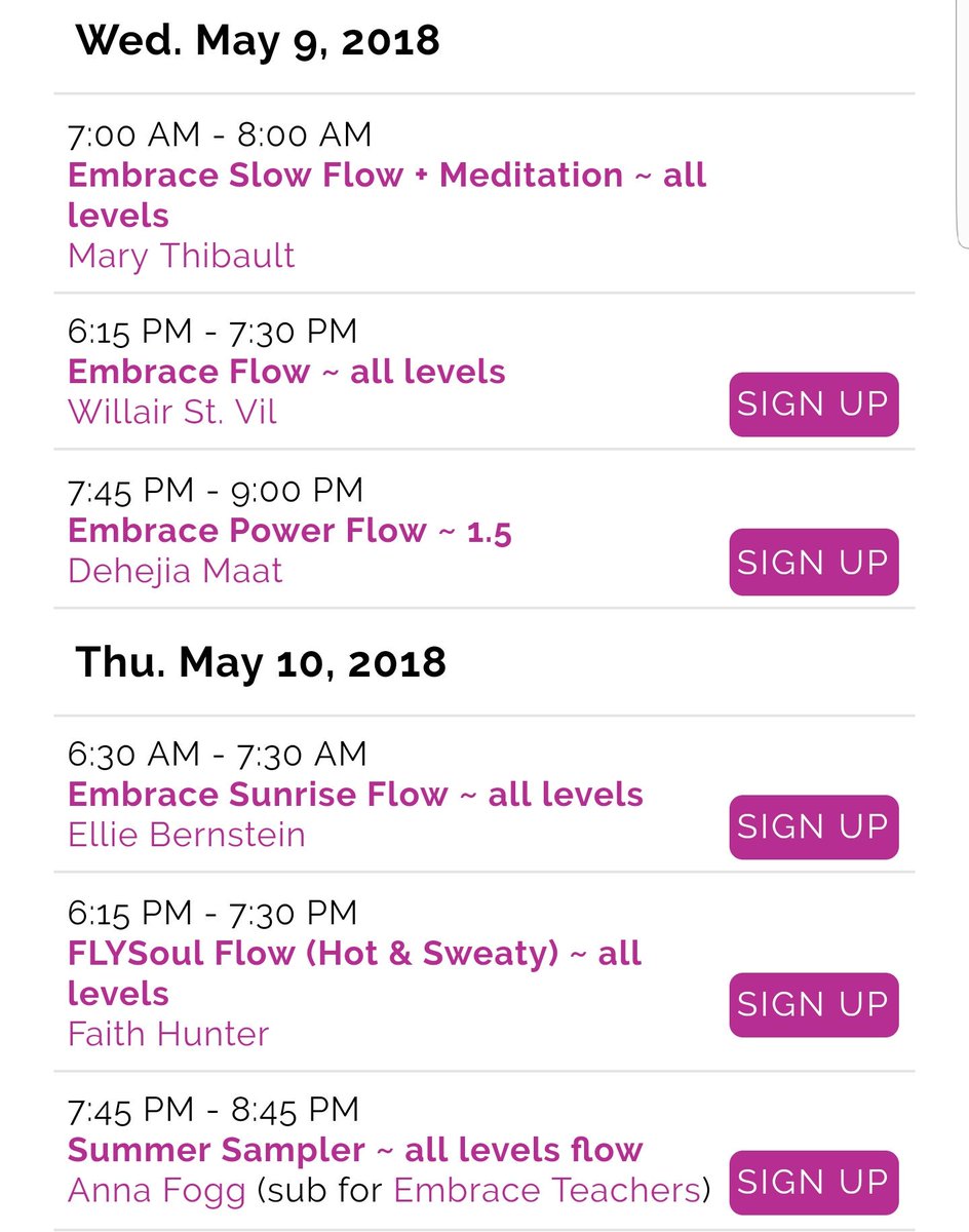 #Embraceyourflow with us this week!