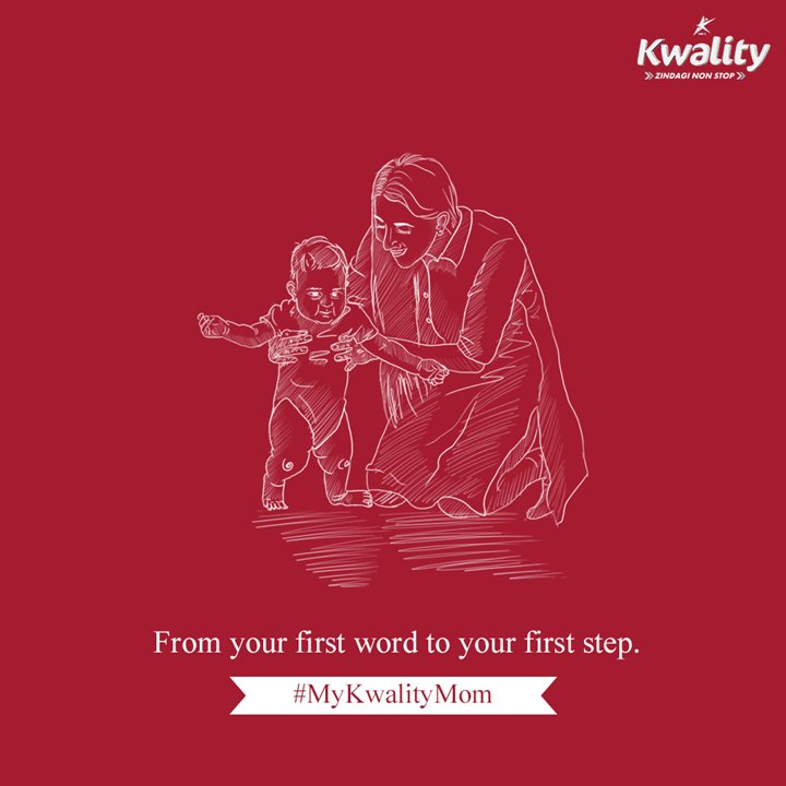 A mother's love is as pure as Kwality Milk. This #MothersDay, let her know how much each and every gesture of hers means to you. #MyKwalityMom