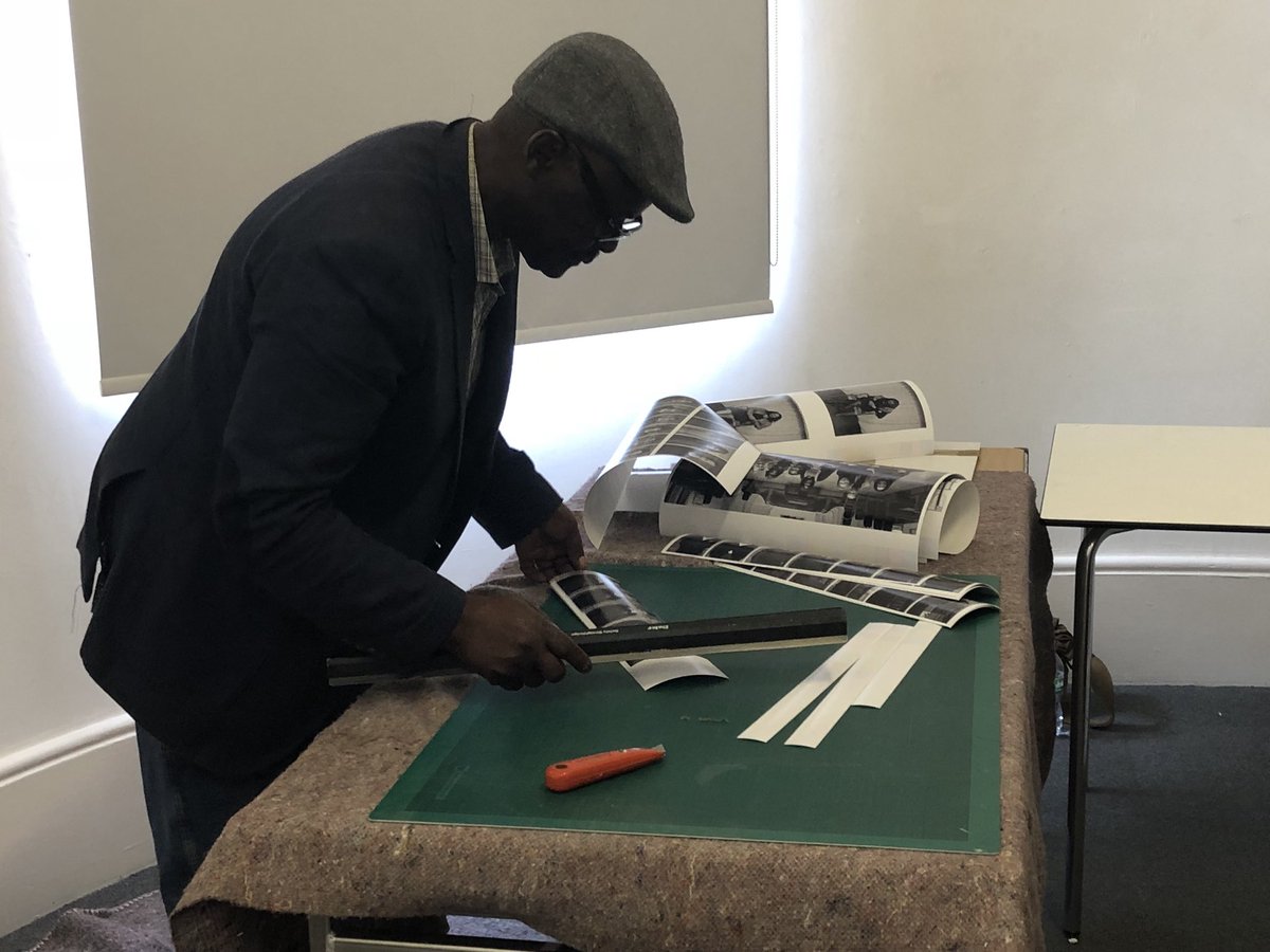 anand4560's tweet photo. Installing ‘Many Rivers to Cross’ exhibition @WolvArtGallery with @jagdish__patel @vanleyburke. Opens May 11th! https://t.co/R5ZrbexZJv
