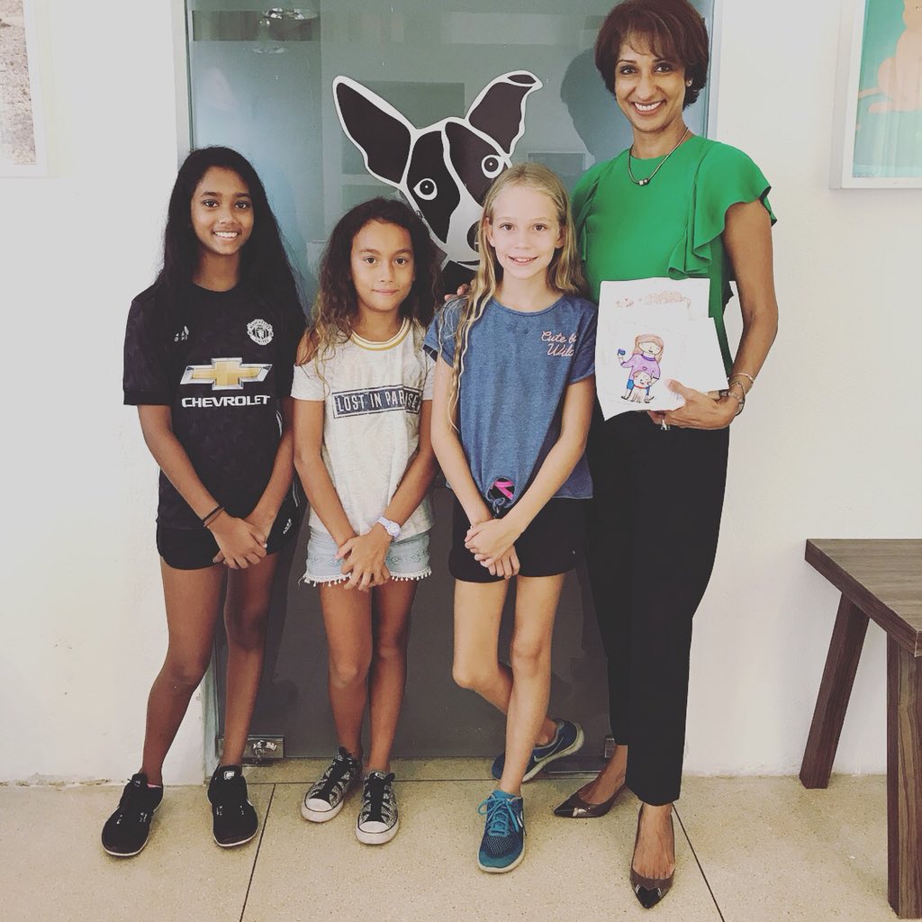 lockwoodraina's tweet photo. Geckoreaders are compassionate, caring and enterprising. These #geckogirls raised money selling slime for #embark a local NGO that focus on the welfare of street dogs. #geckoreaders #osc #ibo #service learning https://t.co/mZrTJhSSrp