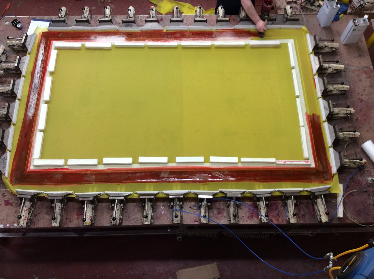 PyramidScreen's tweet photo. Are your screens looking tired and ghosted? We offer a screen stretching service that can get your old screens looking like new. We can stretch any mesh to the required tension and have them back to you in a few days. #silkscreen #screenprinting #restretch #mesh #screens https://t.co/r9OjenKpnz