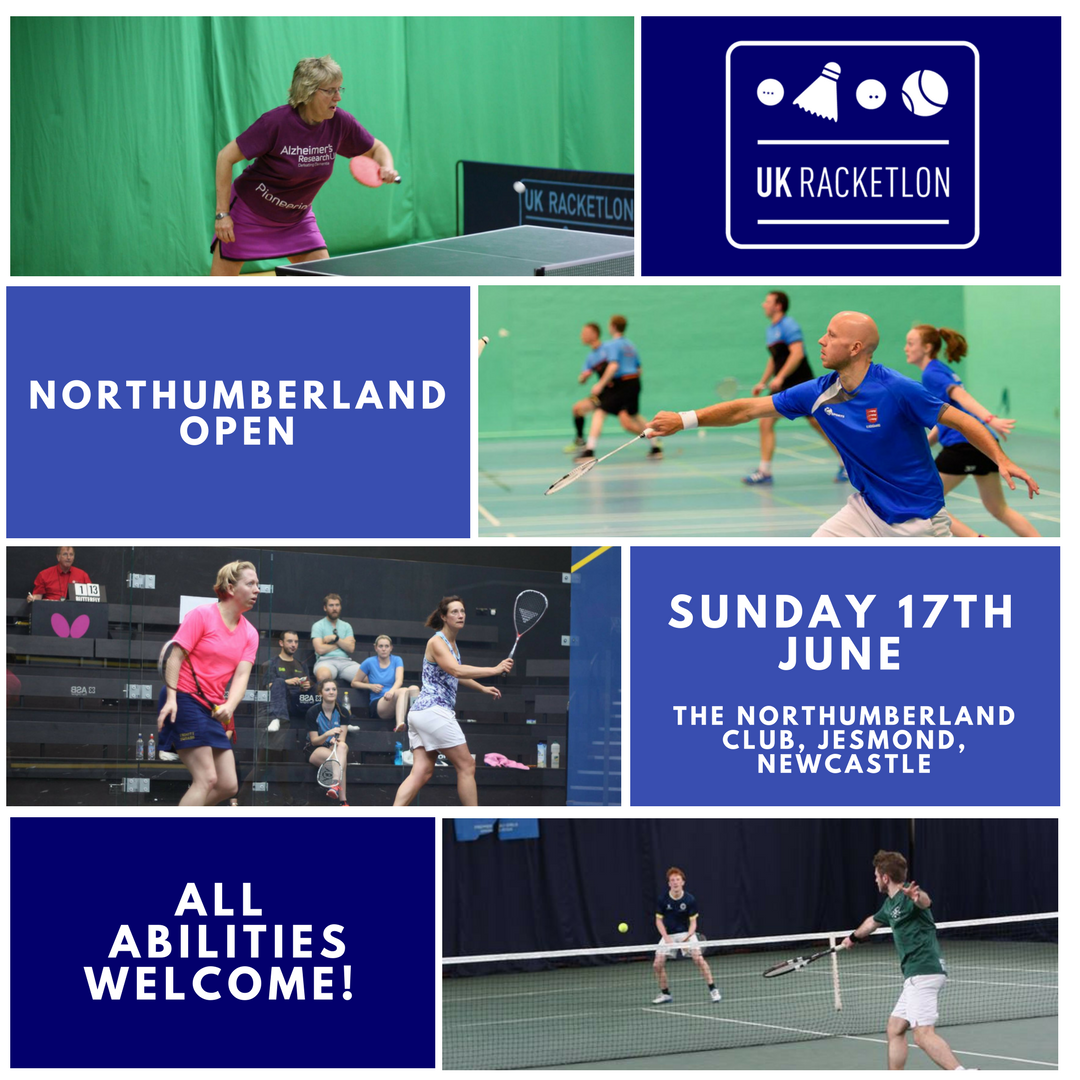 JonSpinker's tweet photo. Calling all racket sports players in the North East! If you fancy a go at a @UKracketlon competition then check out our event next month in Newcastle! https://t.co/wYj3amZhUB @northeastsquash @boldonsquash @ELSQUASH @ConcordiaSquash @tynemouthsquash @HexhamSquash https://t.co/n7xHVmUKRI