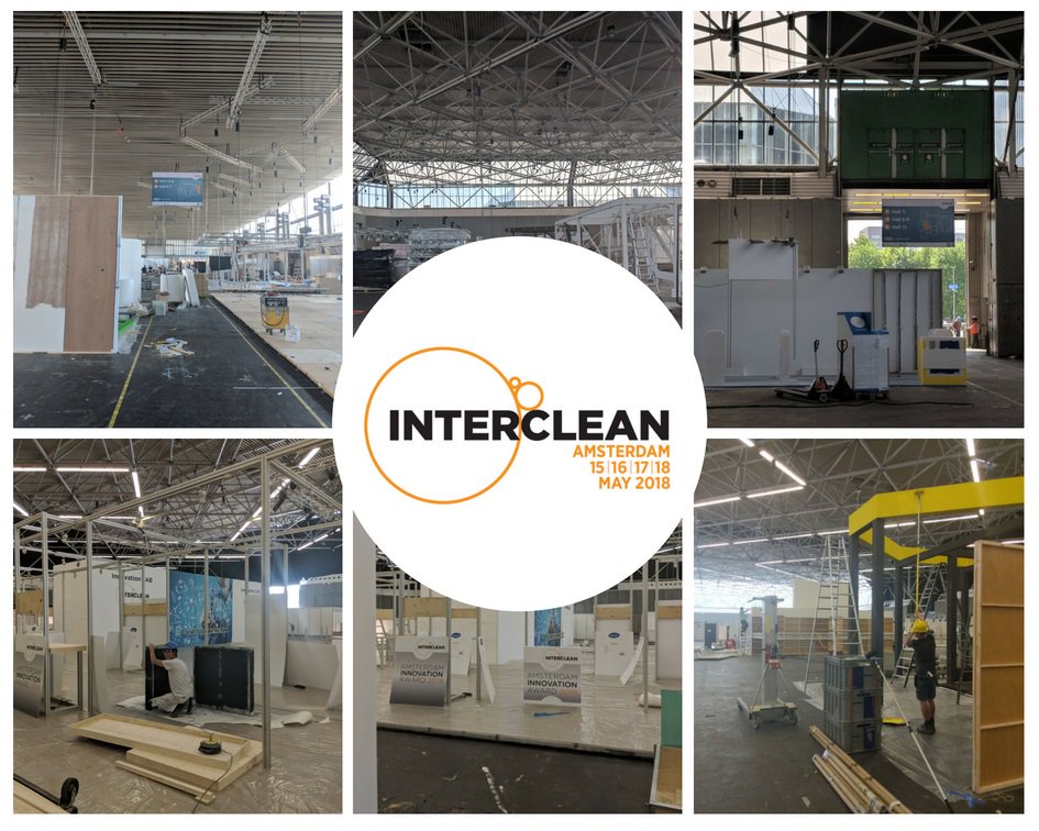 intercleanshow's tweet photo. Working hard to get the halls ready before you guys get here! #interclean #buildup #painteverywhere https://t.co/udCqfcIgaq