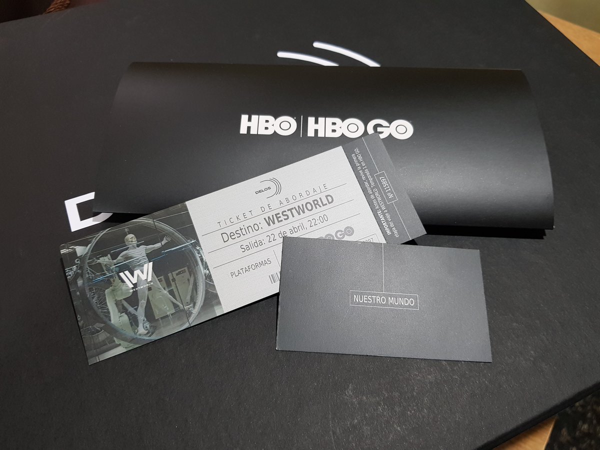 MarianoOjeda_'s tweet photo. #Concurso | ¿Sos fan de #Westworld? Tenés que tener esta caja. 

Gracias a los amigos de @HBOLAT y @WestworldHBO tengo algunos kits para ustedes. Con este set, vas a estar listo para meterte en la experiencia Westworld. 

Para participar:

✅ Seguir esta cuenta
🔁 RT a este tuit https://t.co/NIjZUnD8vo