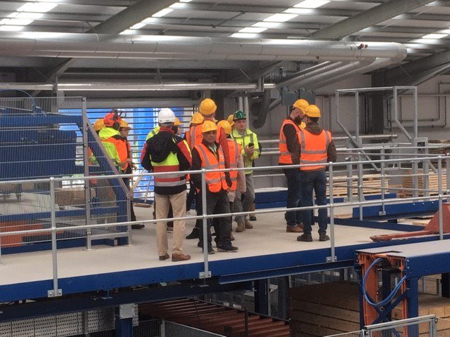 PEFC_UK's tweet photo. #PEFCLockerbie James Jones Sawmill, learning about the timber from the forest to the mill #PEFC #Forest #Sustainability https://t.co/OxsUKOb9KY
