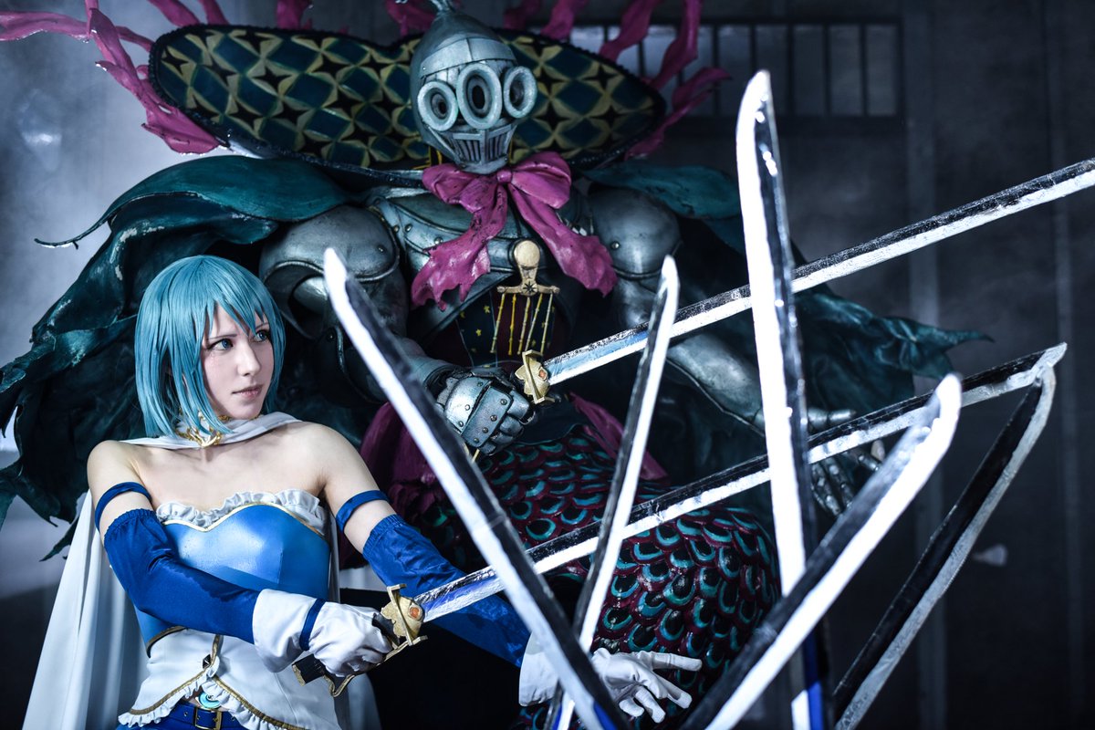 蒼穹のさゆり Sur Twitter Cosplay 魔法少女まどか マギカ 血糊注意 錆びついた心 音もない世界 何を見てるの 美樹さやか 蒼穹のさゆり 佐倉杏子 いちるさん Ichiru Ai オクタヴィア フォン ゼッケンドルフ 菩薩山 りば夫さん Cran Photo By