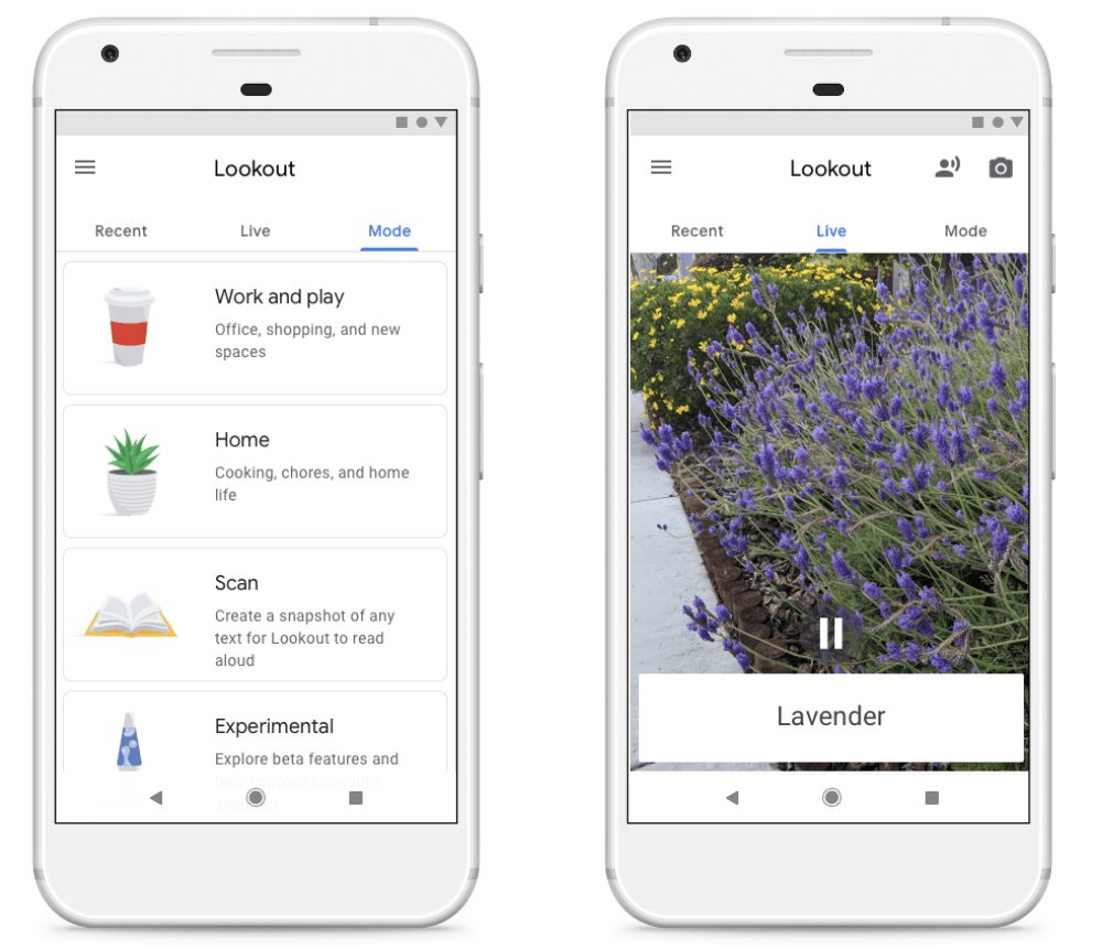 btmgzn's tweet photo. Google Lookout uygulaması görme engellilere yapay zeka ile yardım edecek https://t.co/QuP2efJSAg #googleLookout #lookoutApp #btmagazin https://t.co/ADIEn52oh2