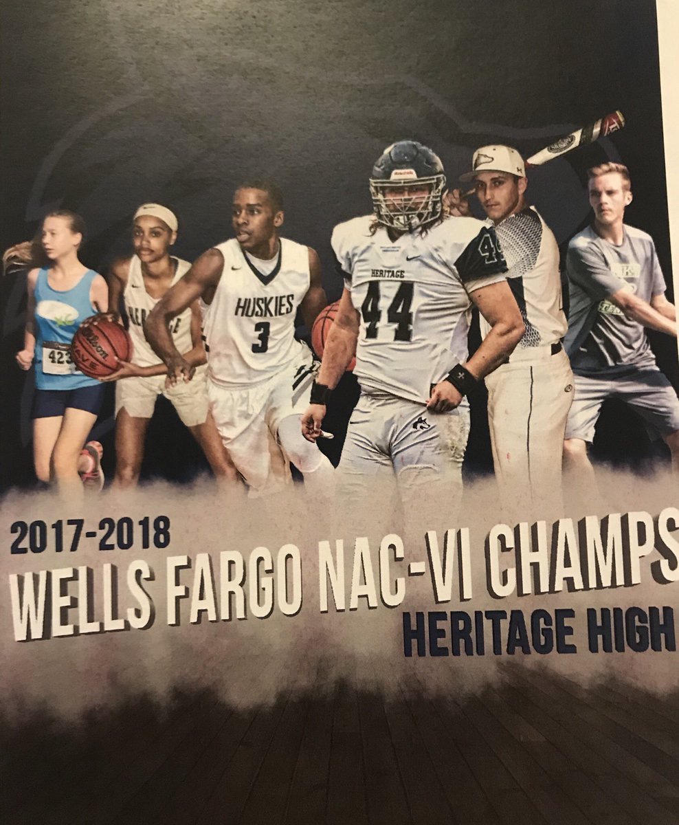 Husky_Athletics's tweet photo. Congrats HUSKIES! The Wells Fargo Cup is given to the school that produces the best overall athletic program in the conference. @HH_Hooligans @Husky_Sports @GoHuskySoccer @husky_softball @HHS_WLAX @HHSHuskiesbb @HHuskyBoosters @heritagehsfball https://t.co/QYLceYJ6eV