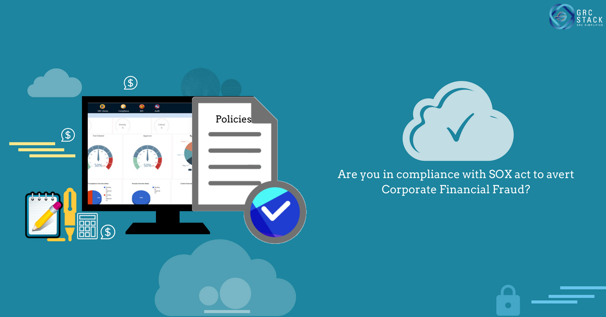 grc_stack's tweet photo. The objective of SOX is to secure investors by enhancing the exactness and dependability of corporate revelations. By being SOX compliant, companies can resist business risks. Call 1800-200-4699 to find out more about how you can minimize risks at your business. https://t.co/u4UVwwGueX