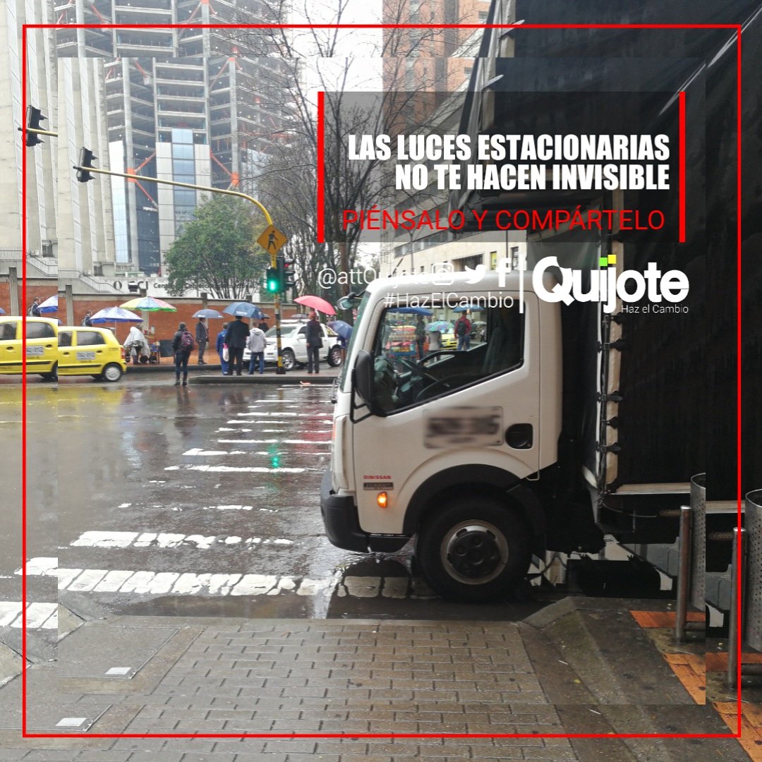 attquijote's tweet photo. Este no es un buen lugar para estacionar. Piensa en los demás y en el daño que le ocasionas a los peatones por pensar solo en tu comodidad.
#HazElCambio #civismo #movilidad #bogota #tránsito #reglasparatodos https://t.co/CcOHfCPo4k