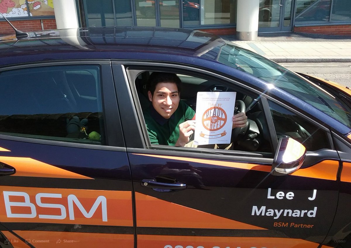 Congratulations on passing your test today Chung. Thanks for choosing to learn to drive with us. Safe driving. #BSM