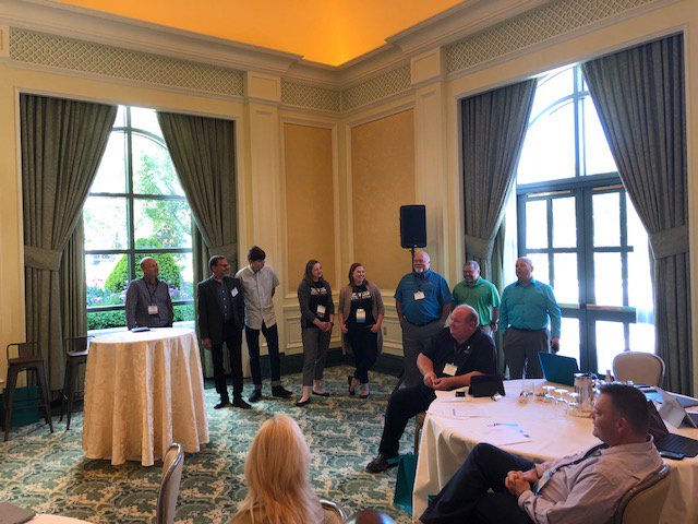 NRECANews's tweet image. One example of electric co-ops going the extra mile for their communities: the 6 co-op teams who drove #electricvehicles from across the country to our CONNECT ’18 conference in Salt Lake City, all so they can share lessons learned with one another and back home. #DriveEVent