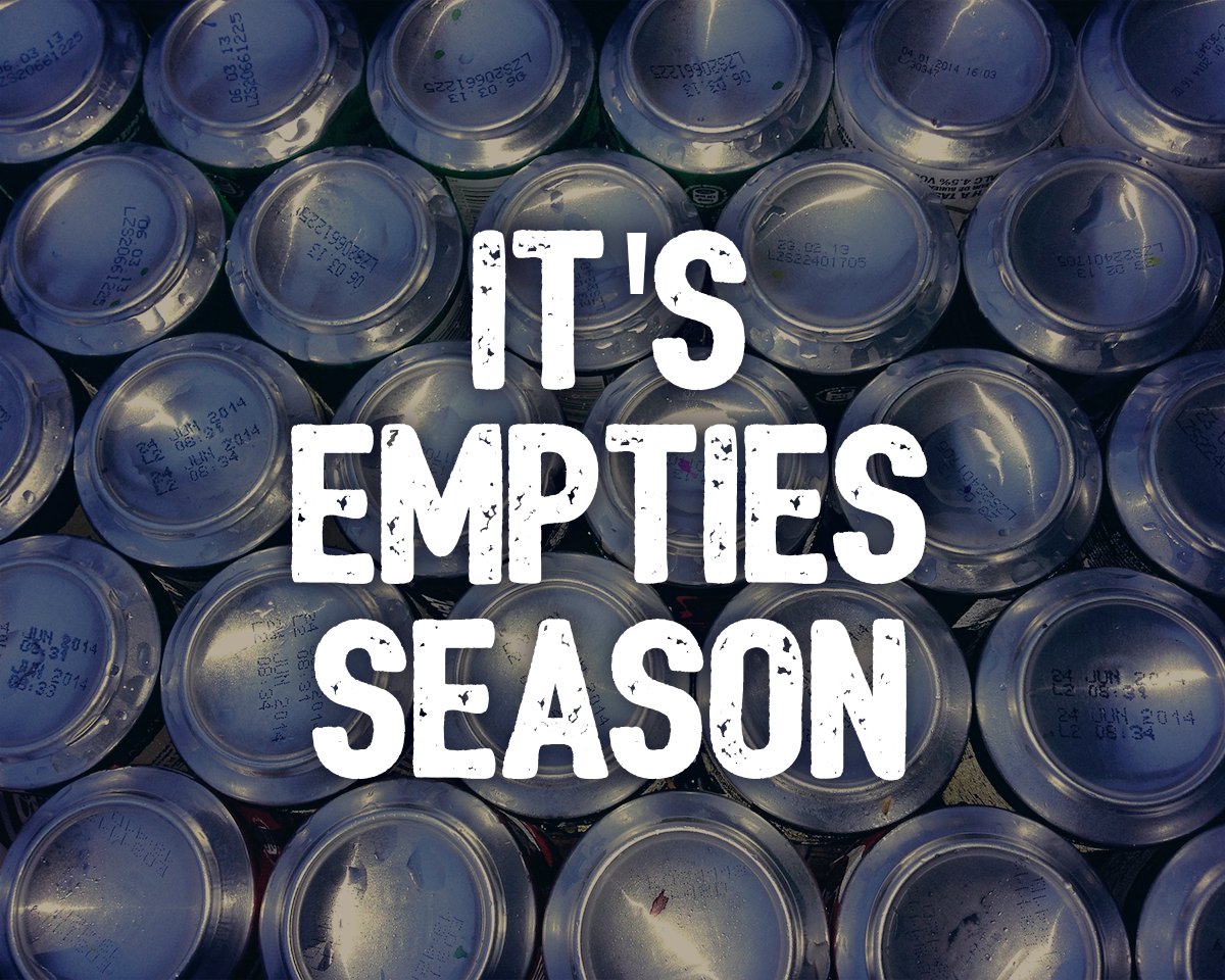 TheBeerStoreON's tweet photo. Don't let cans clutter your life - crush your cans and take them back to a Beer Store near you! #springcleaning #bagitback #betterreturns https://t.co/SHRCsrLwMK