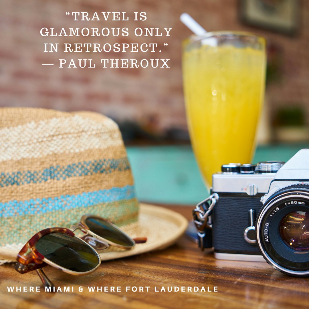 WhereMiamiFL's tweet photo. Take a moment to look back on your last vacation. Tell us what do you remember the most? The travel, the food, the fun? So much to choose from. #WhereMiami #WhereFortLauderdale https://t.co/JidhpLedqn