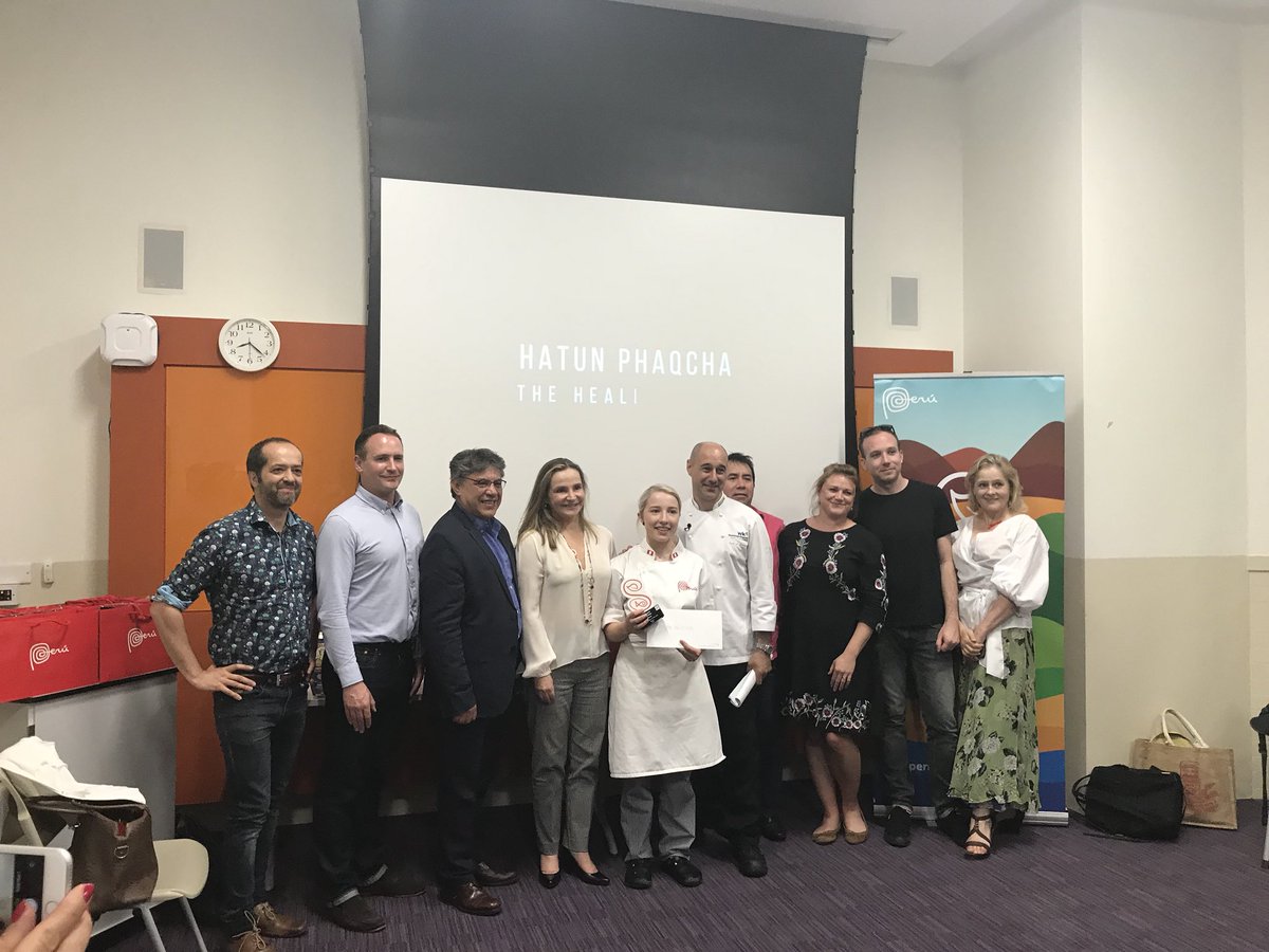 _SuperfoodsPeru's tweet photo. The winner of our 2018 Super Foods Peru Young Chef of the Year is Sophie Maton from @Westking. Well done Sophie! #superfoodsperu #youngchefperu https://t.co/cGq5dhj5zY