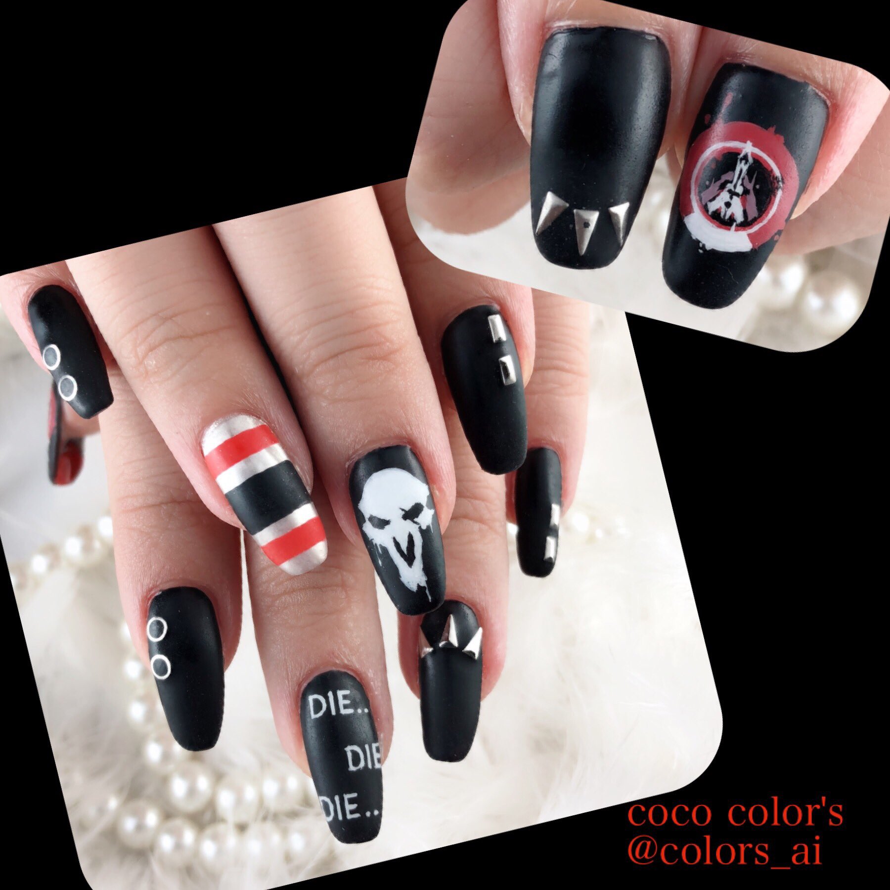 Twitter 上的 Color Sすずきあい お客様オーダー オーバーウォッチ リーパーモチーフネイル マットコートがおしゃれです 痛 ネイル T Co D5gfebzi3y Twitter Twitter 上的 Color Sすずきあい お客様オーダー オーバーウォッチ リーパーモチーフネイル マットコートがおしゃれです 痛 ネイル T Co D5gfebzi3y Twitter