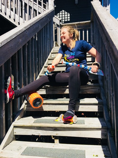AerobicsFirst's tweet photo. Recovery is just as important as the workout! And we have the tools to help you #Recover, #PrepareAndDestroy the next workout. #CrushYourMyles #PainIsGain just ask Sophie... #HashtagOverload #TheFaceSaysItAll #OkayWereDoneNow https://t.co/bASTiAOMrH