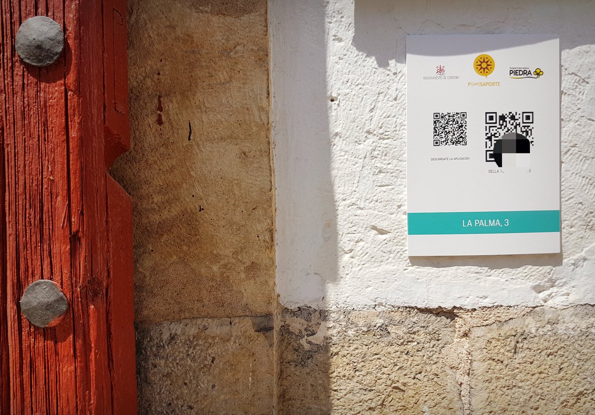 pappsaporte's tweet photo. En cada uno de los #PatiosDeCordoba localizarás el código QR para sellar tu #pappsaporte y valorar la experiencia vivida. Desde el momento en que lo uses por primera vez, participarás en el sorteo de varias #SmartBox que #SupermercadosPiedra regalará. https://t.co/VLV6Y665na