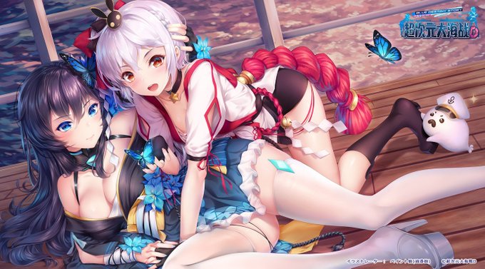 RTSゲーム「超次元大海戦D」に描かせて頂いたローディング絵です☺️只今中国版でβテスト中です。今後日本版もリリースする予定です✨ 