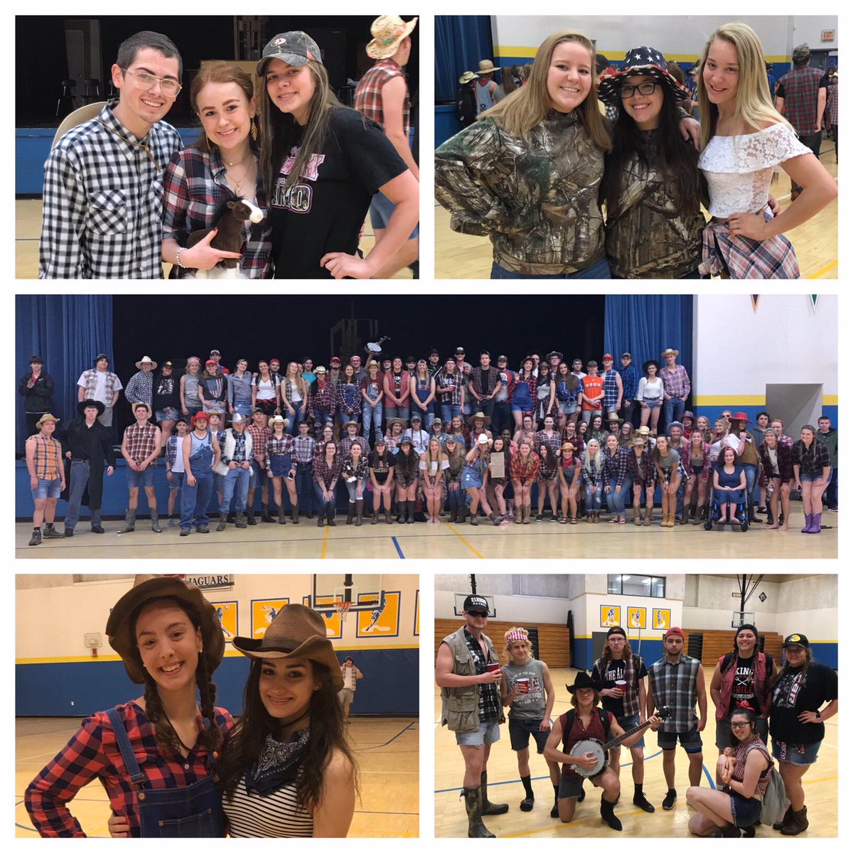 SeckmanHigh's tweet photo. County and/or western day for Senior Spirit Week! https://t.co/NhEu3SNQUL