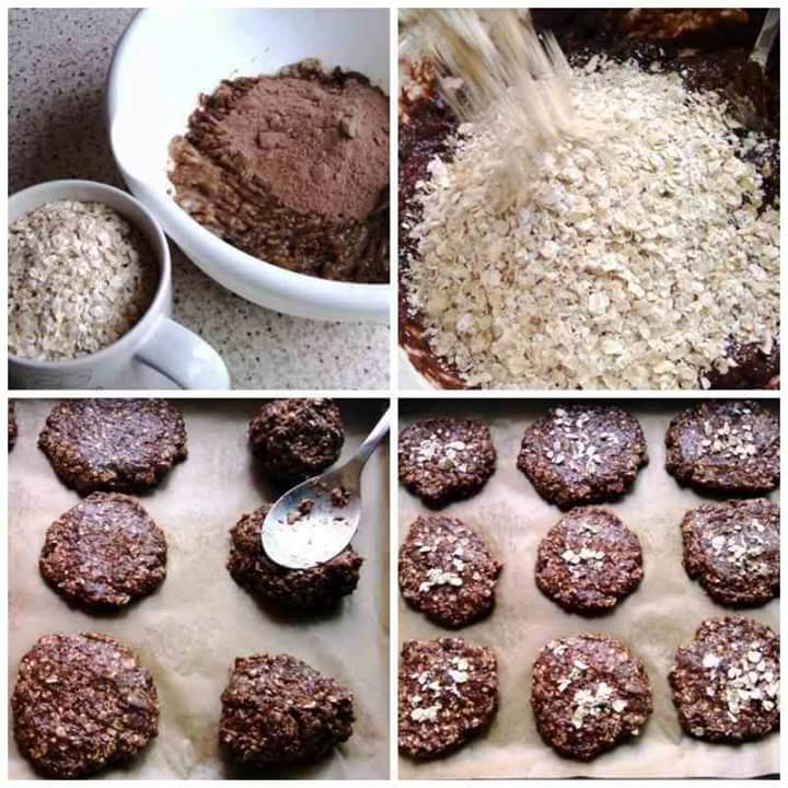 LauGrimaldi's tweet photo. #REALCOOKIES 🍪🍪🍪 ¿Tienes unas bananas o plátanos 🍌🍌🍌 muy maduros? pues en lugar de tirarlos preparar estas "cookies" súper sanas con 2 piezas hechas pure + 1 taza de avena + 2 cucharadas de cacao puro en polvo.
Ver la #receta aquí 👉 https://t.co/ECdGCpw6hp 👈 https://t.co/LsGqrWaR1p
