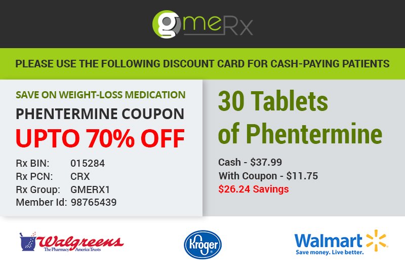 phentermine cost at kroger