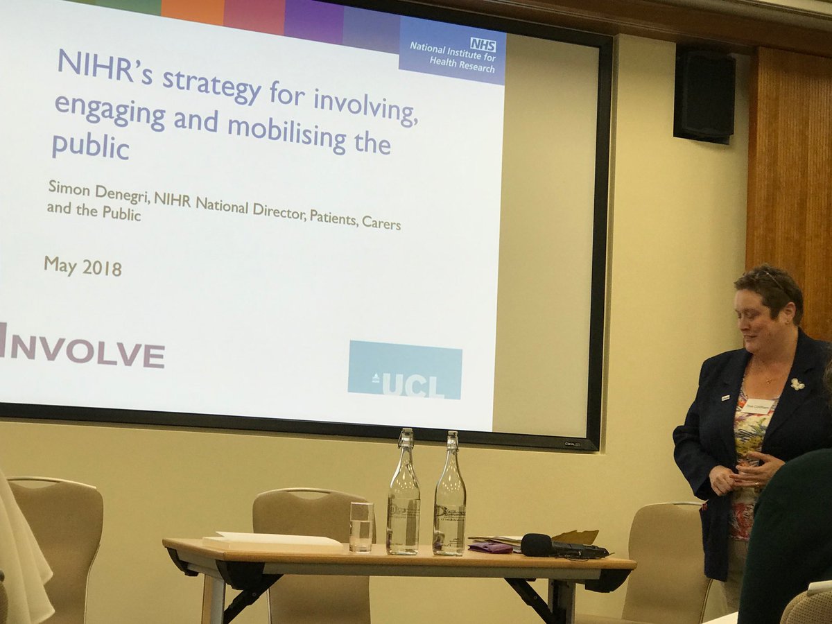 Just started the afternoon session of the <a href="/NIHRINVOLVE/">NIHRINVOLVE</a> induction for new members of the Advisory Group which I am pleased to say I have just joined.