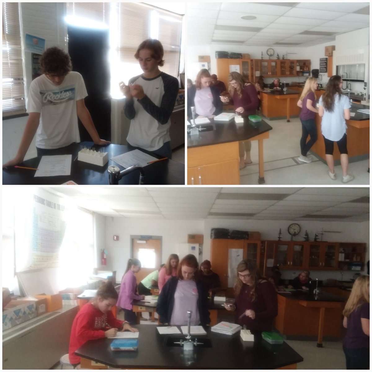 Utilizing EVERY instructional minute, especially on an  early dismissal day. 
#NDHSRock Star ChemistryStudents
#NDSRockStarChemistryTeacherMs.May
#NDHSEAGLES_CHAMPIONS