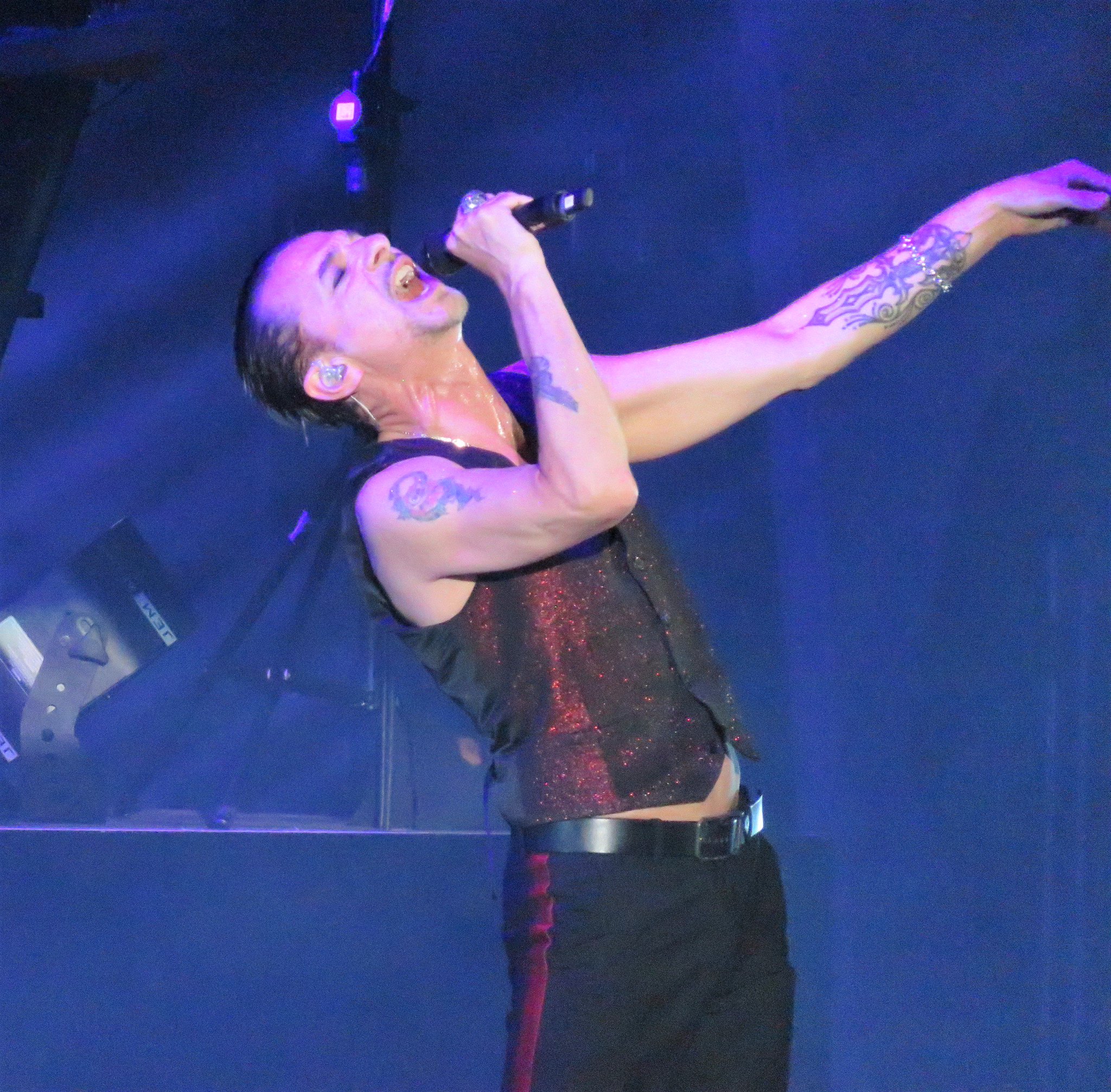 Happy Birthday to Dave Gahan of   Pic taken at last year 