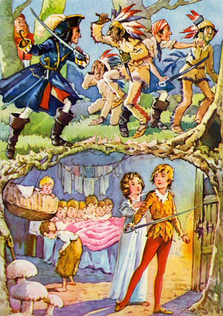 カトウ ニニ A Twitter 1860年の5 9は ピーターパン の作者ジェームズ マシュー バリーが生まれた日 そのツイートもするつもりでしたが 出来ませんでした これは ピーターパンとウェンディ の挿絵 作者等の詳細は不明です おやすみなさい また明日