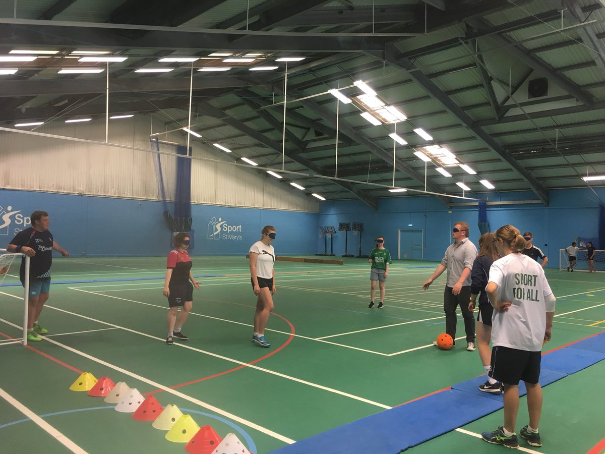 <a href="/stmarysNOS/">No Ordinary Society</a> and <a href="/SIMMSactive/">SIMMSactive</a> starting off #SIMMIESAllCan with some blind football ⚽️ events going on until 4 😊