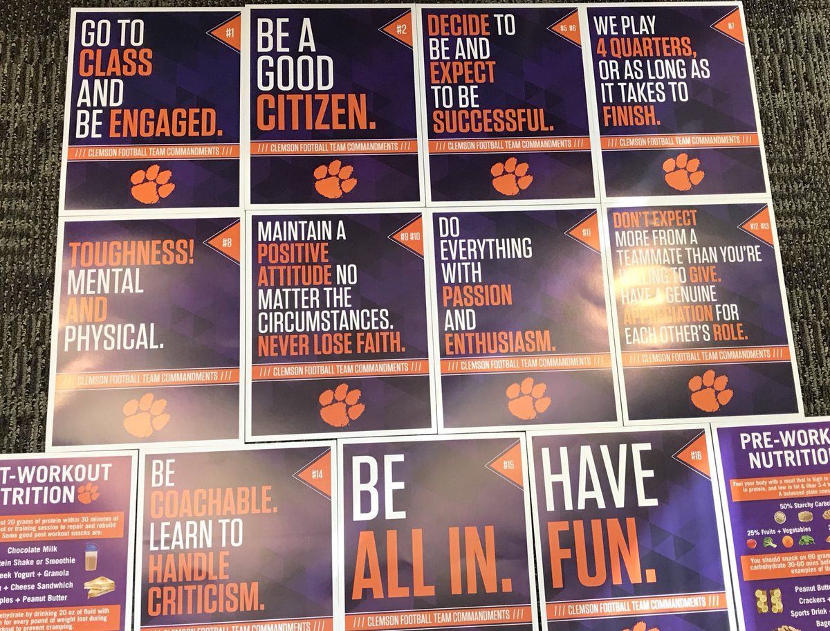 Nathan Hillerich On Twitter Clemson Mailed Us Their Team