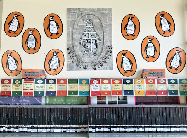somervaleschool's tweet photo. @somervaleschool loving our new Literary Classics library area! Thanks to #penguinbooks  @somervaleschool students - why not try a Penguin Classic novel this term? #classicschallenge #literatureisgreat  #youarewhatyouread 📚 https://t.co/THNHZE7ZoN