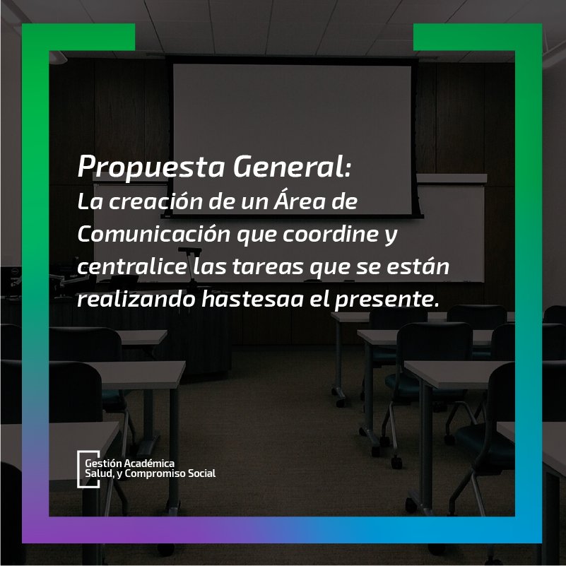 PizziRogelio's tweet photo. Es imprescindible contar con un área que lleve a cada rincón de nuestra Facultad la información de utilidad para docentes, alumnos y graduados. #CreceMedicas https://t.co/Ci8AjvwZNv