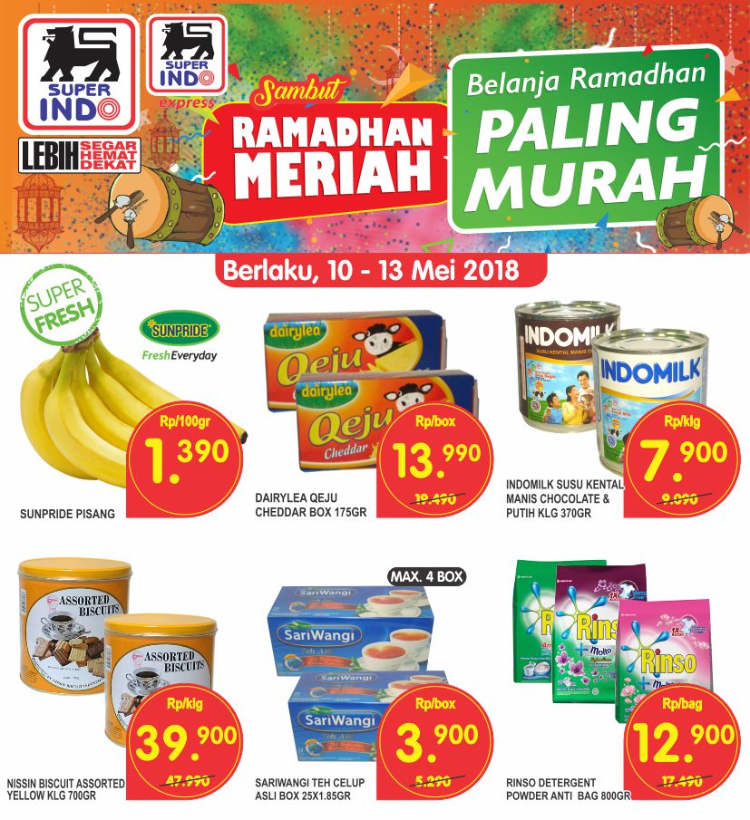 InfoSuperIndo's tweet photo. Jelang weekend!

Yuk belanja Super Fresh dan Super Hemat di Super Indo! (berlaku 10 – 13 Mei 2018) #SuperIndo https://t.co/opOfVaZWuV