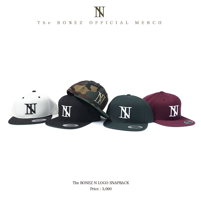 BONEZ N ロゴ キャップ ブラック The BONEZ キャップ Nロゴ 黒 The BONEZ Nロゴキャップ BLACK