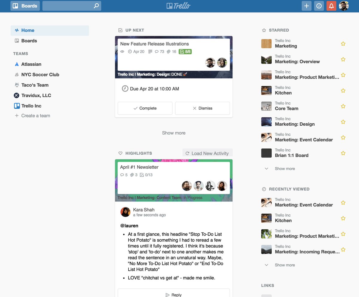 GGouraud's tweet photo. Avez-vous vu le nouveau fil d'actualité de @trello ? 
Retrouvez notre analyse de Trello ici https://t.co/5Fkgb0KWhS
#collaborative #Productivity https://t.co/6aKkNlhmYw