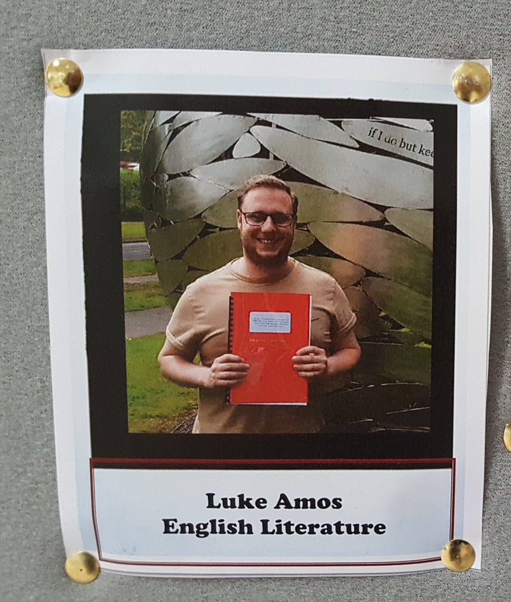 DeNiZzBiLgeN's tweet image. Proud @EngNewman Dissertation Survivor Luke Amos @luketamos … Congratulations…  #DissertationDeadlineDay