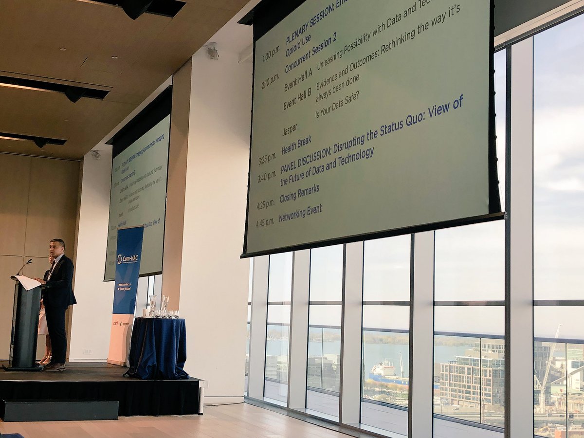 Data-driven decision making leads to tangible insights on how we can improve care for patients. Excited to be at #comhac18 this year